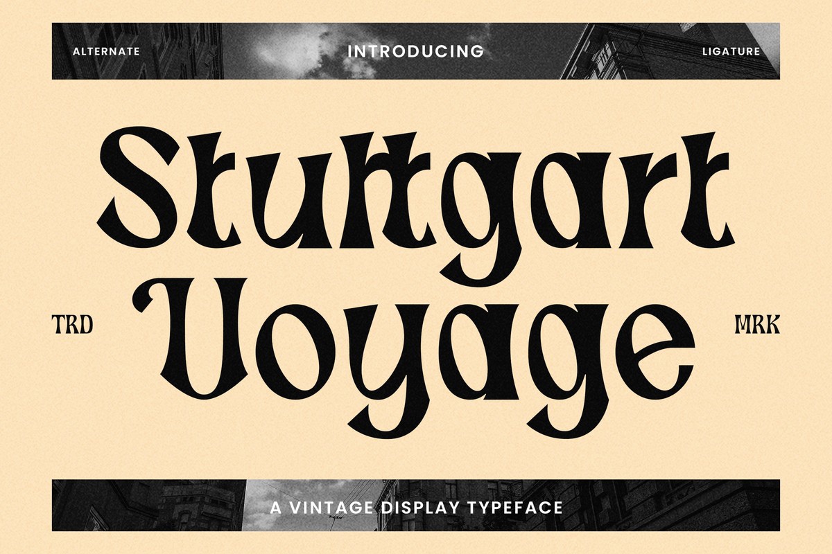 フォント Stuttgart Voyage
