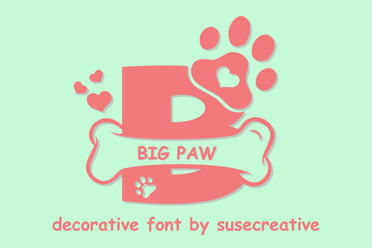 フォント Big Paw