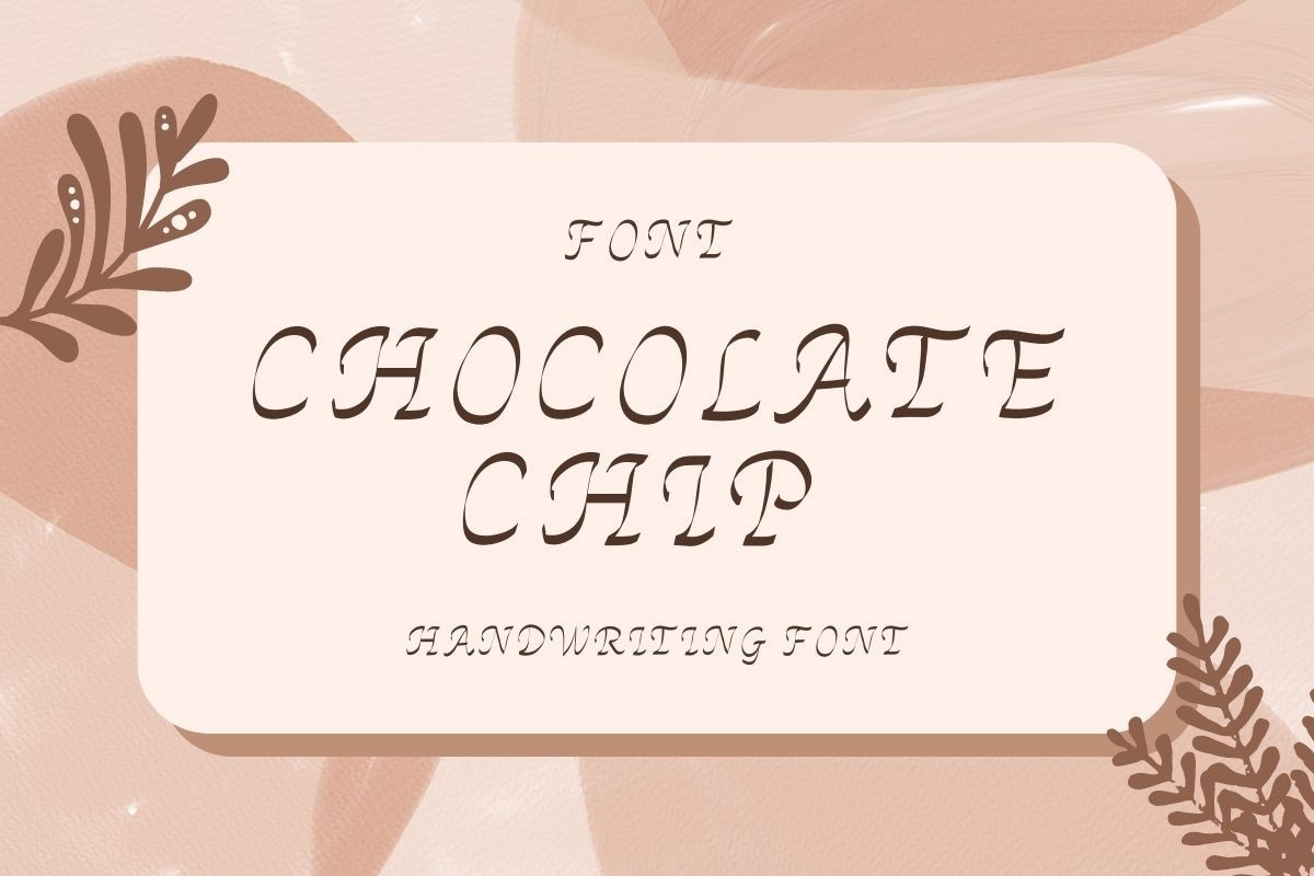 フォント Chocolate Chip