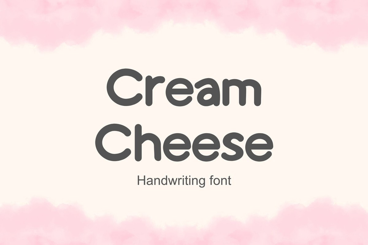 フォント Cream Cheese