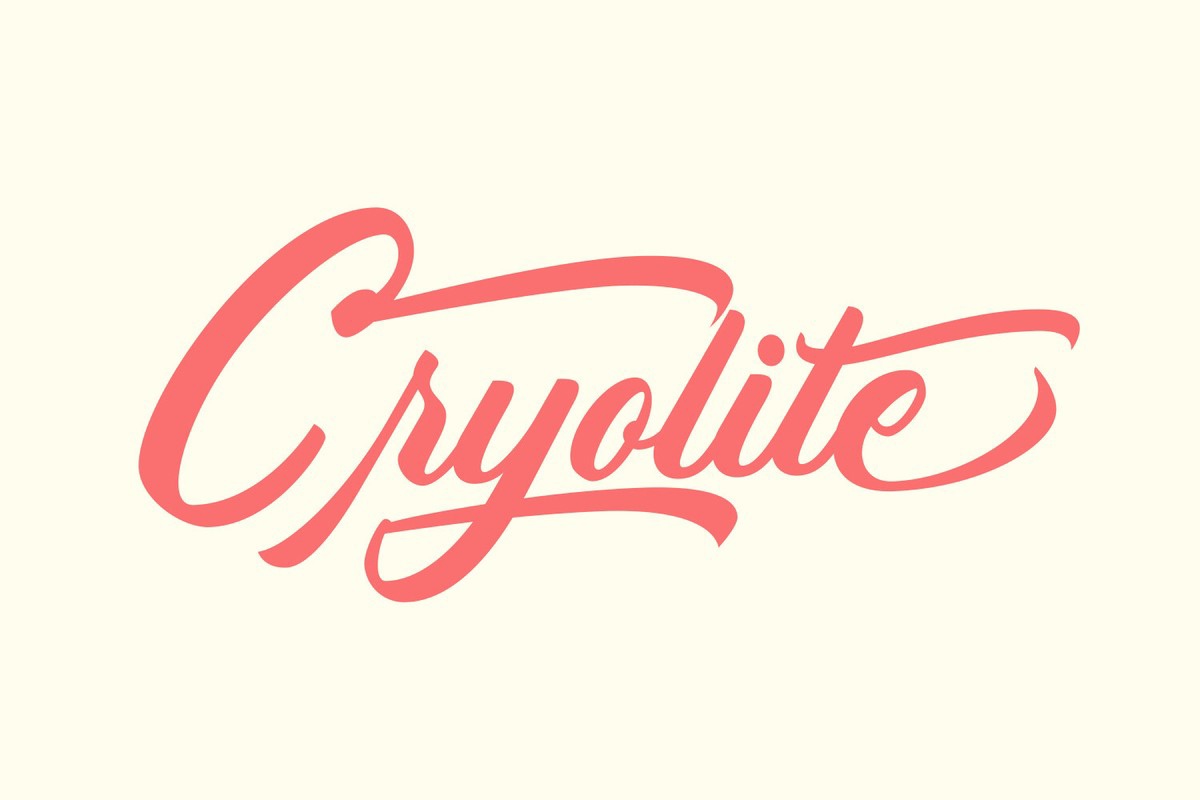 フォント Cryolite