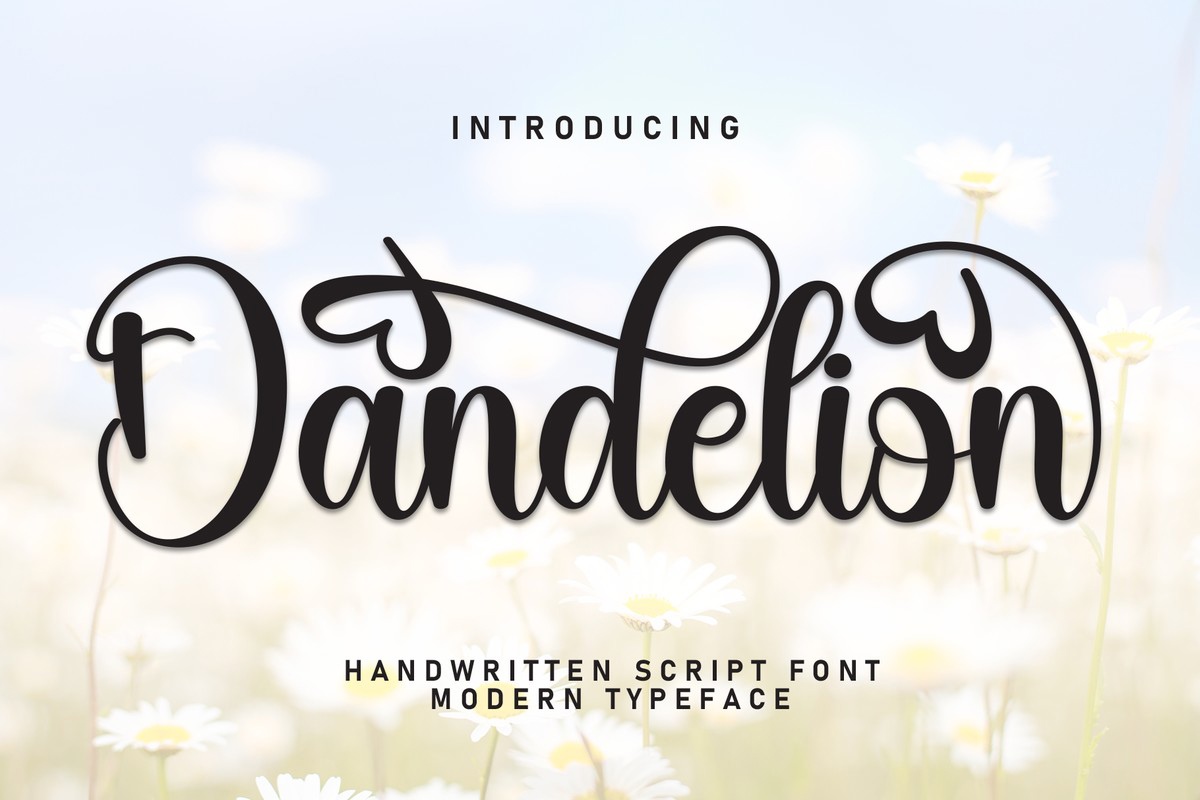 フォント Dandelion