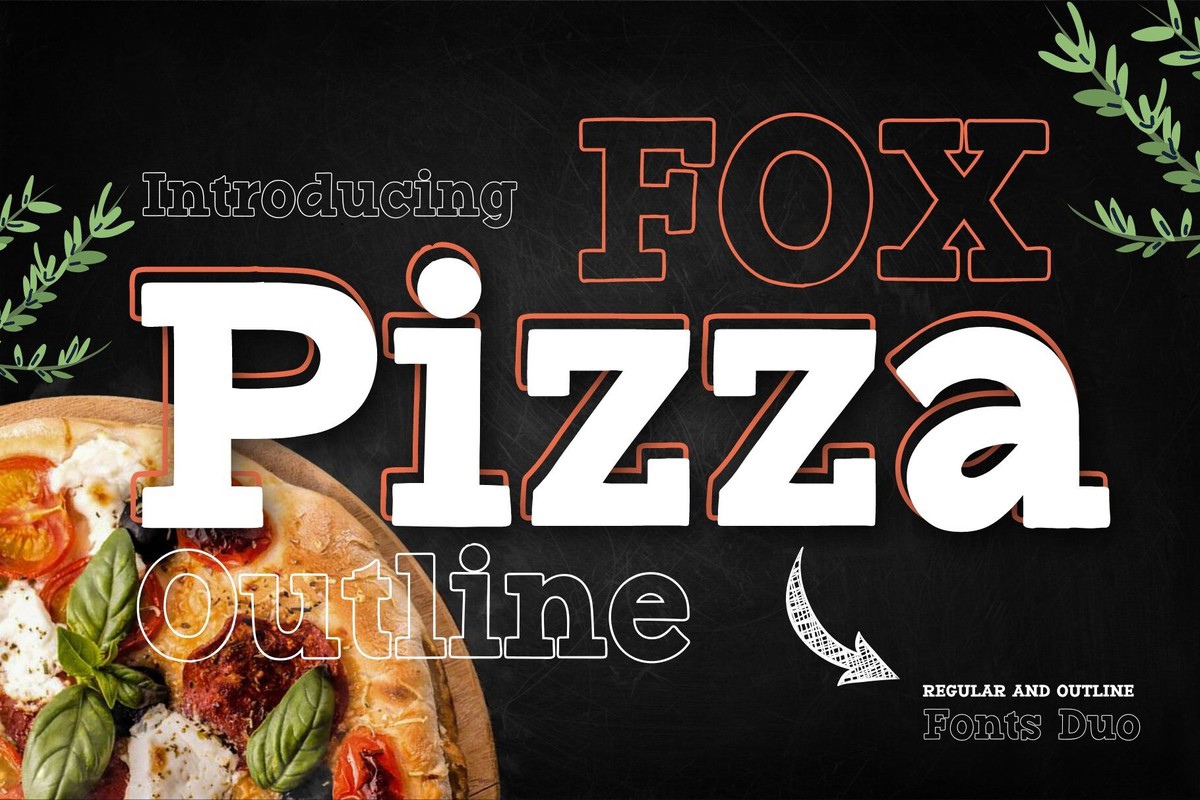 フォント Fox Pizza