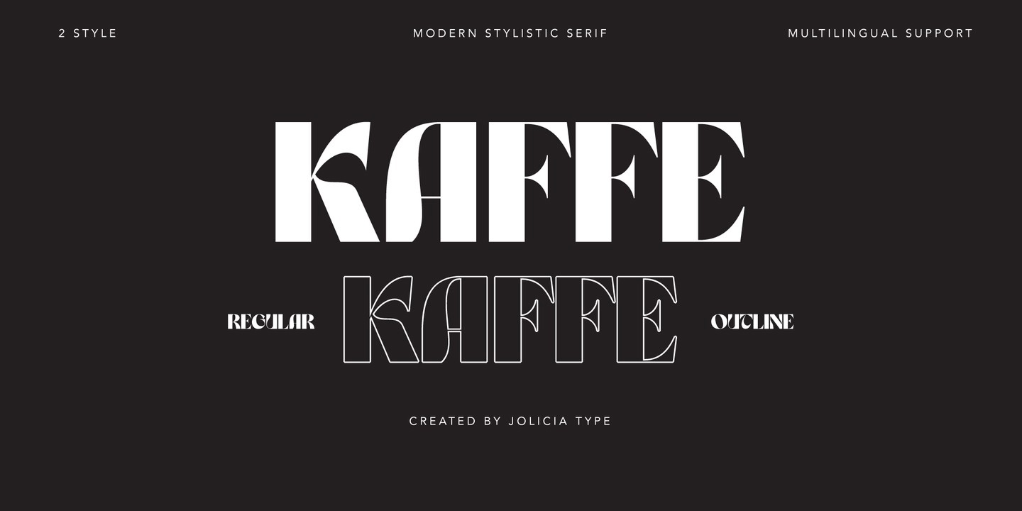 フォント Kaffe
