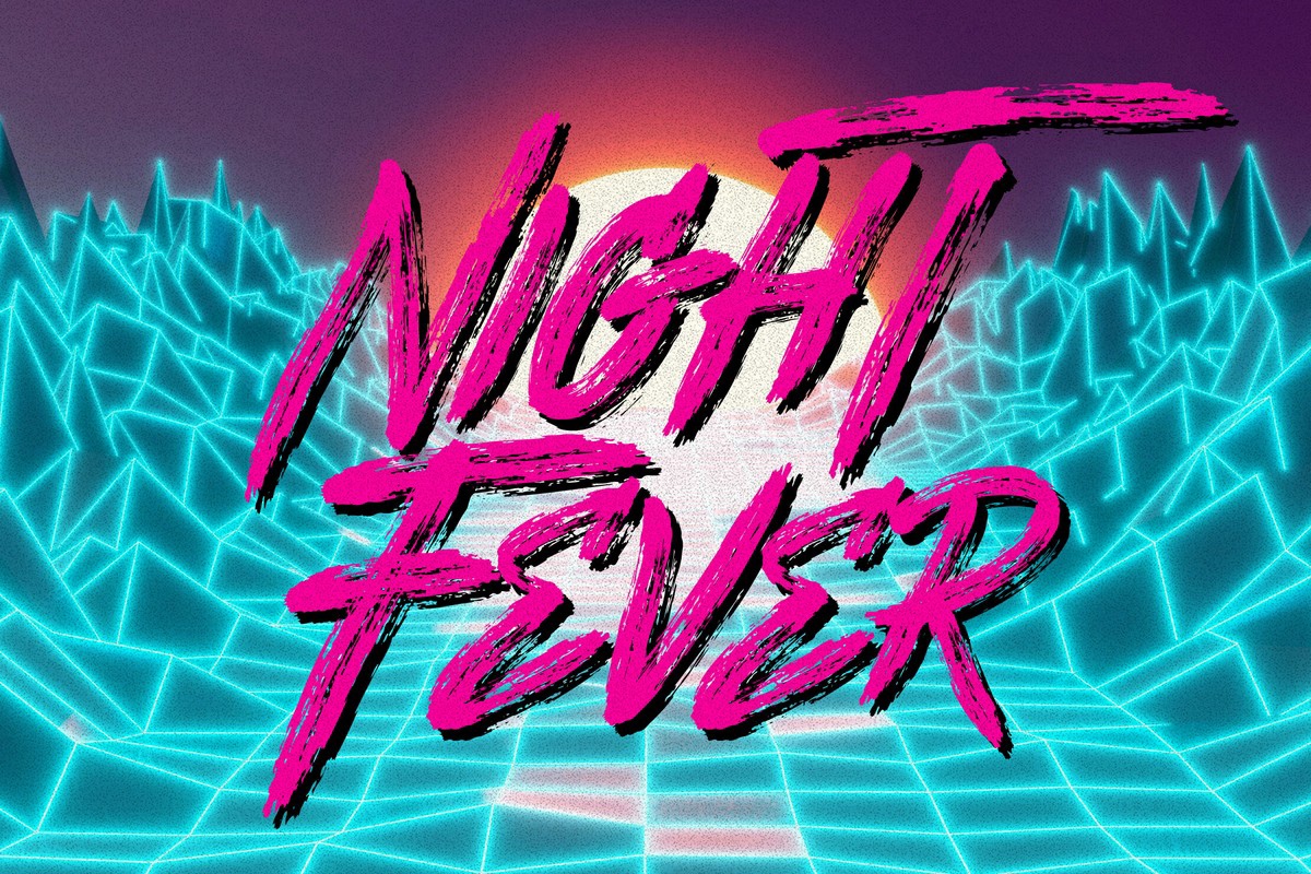 フォント Night Fever
