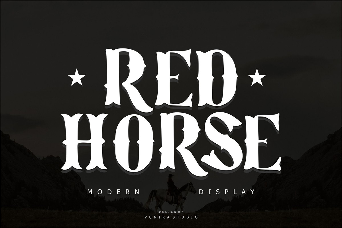 フォント Red Horse