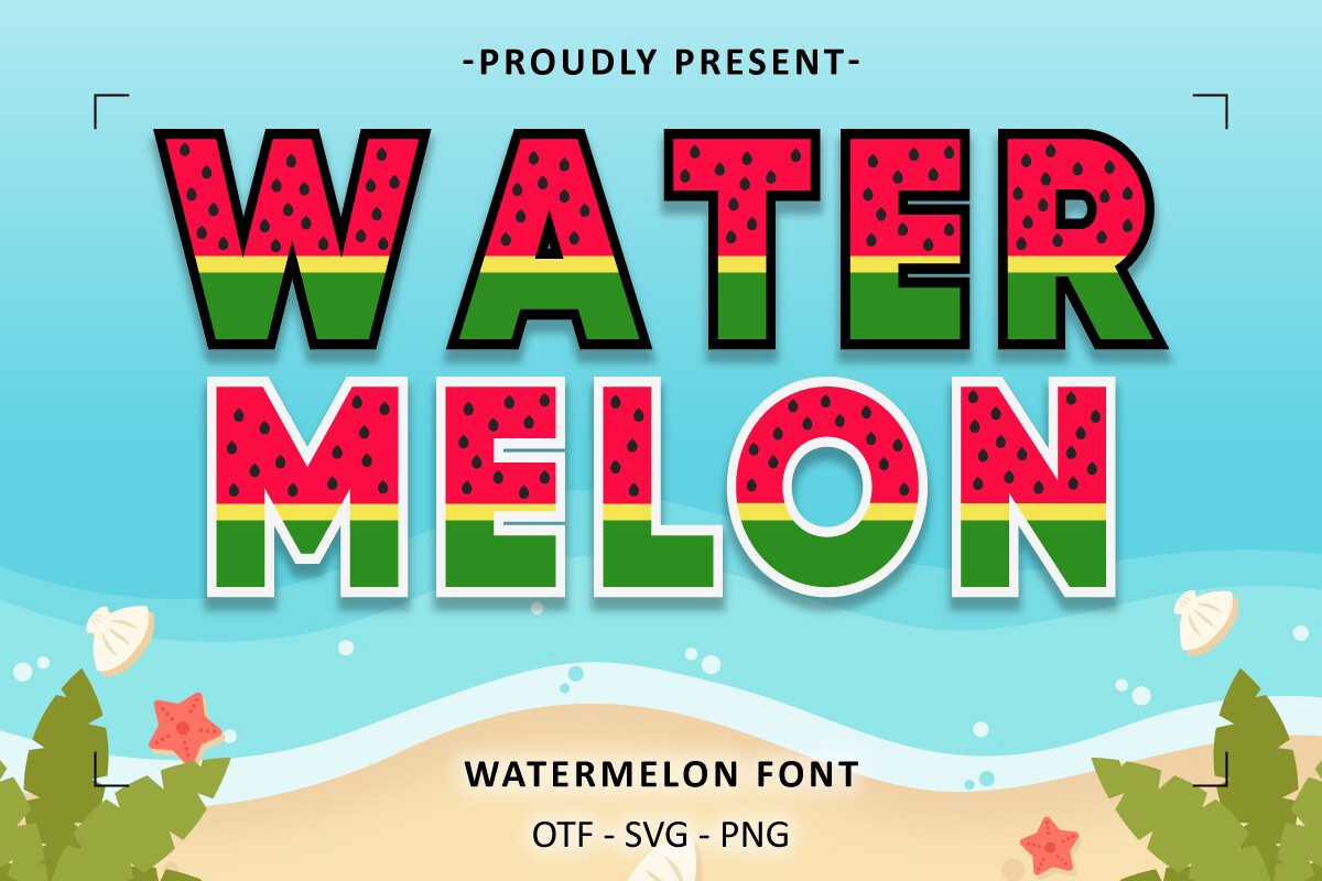 フォント Watermelon