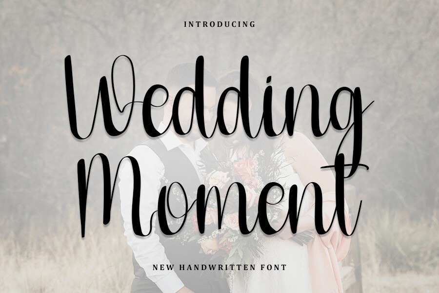 フォント Wedding Moment