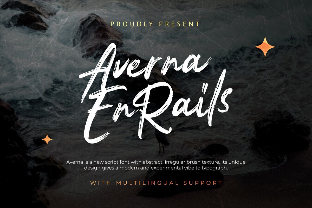 フォント Averna En Rails