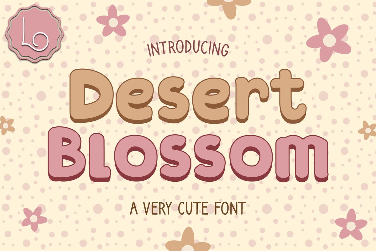 フォント Desert Blossom