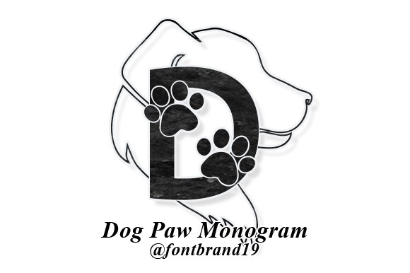 フォント Dog Paw Monogram