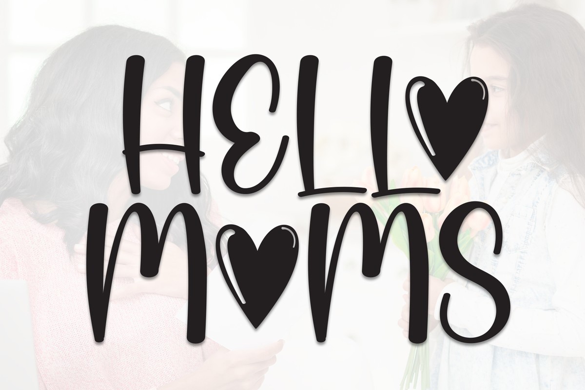 フォント Hello Moms