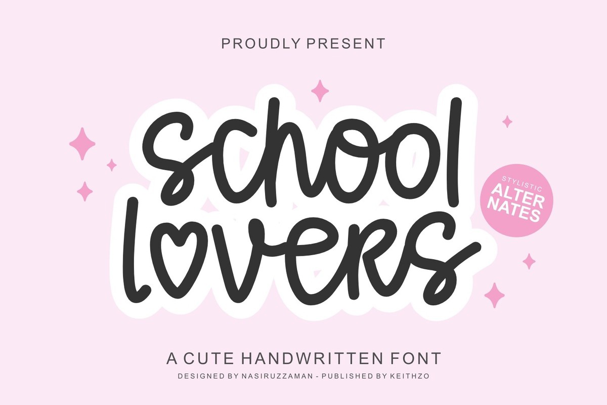 フォント School Lovers