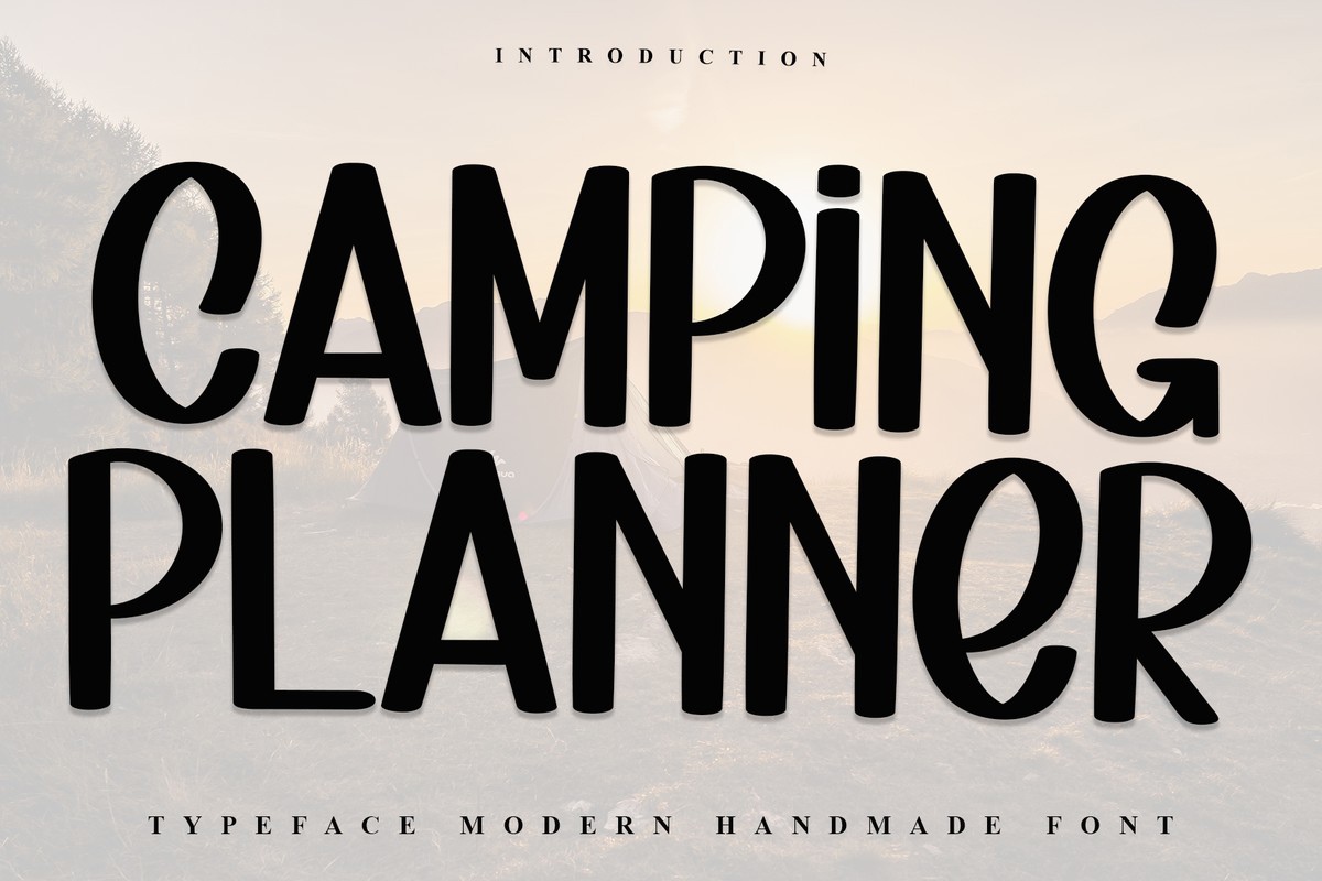 フォント Camping Planner
