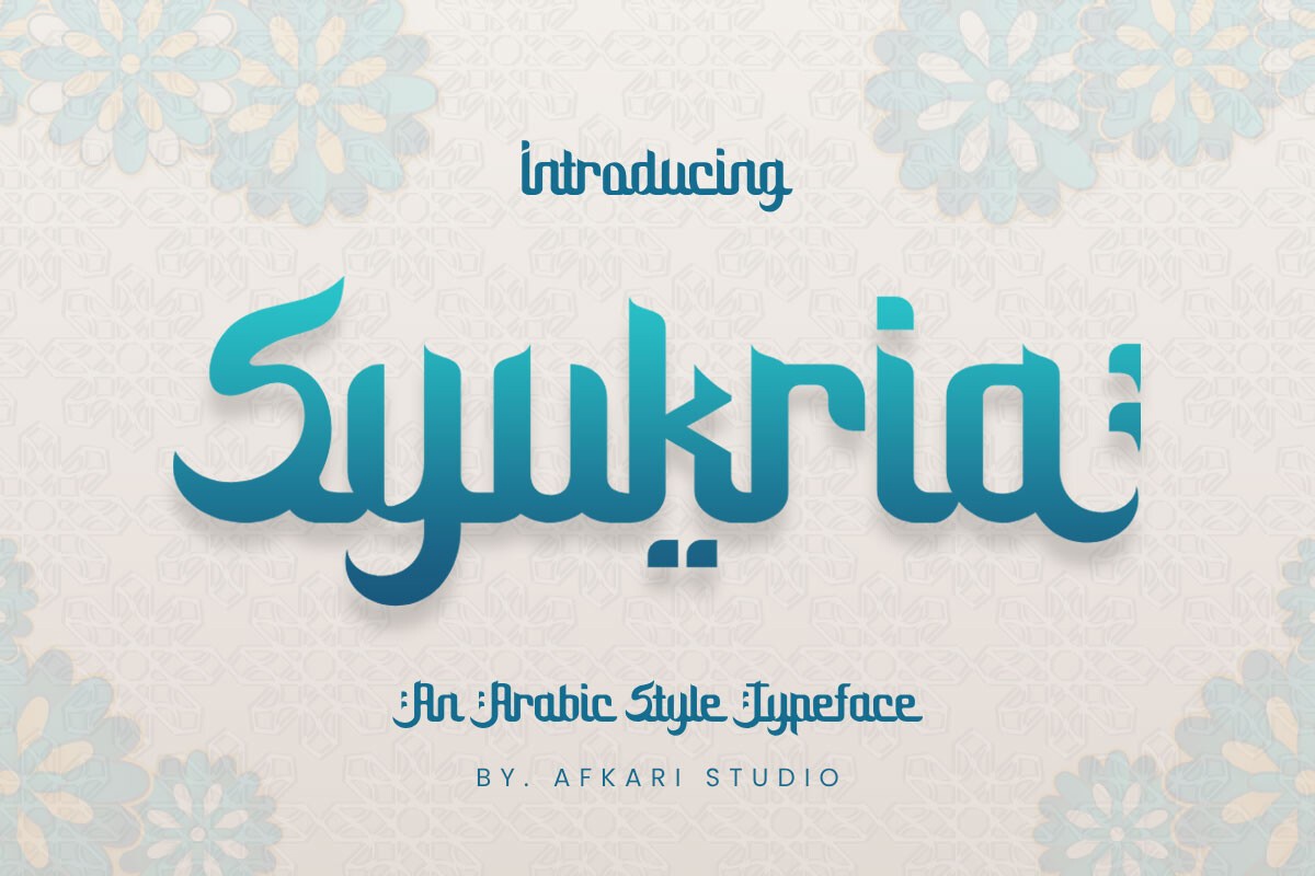 フォント Syukria