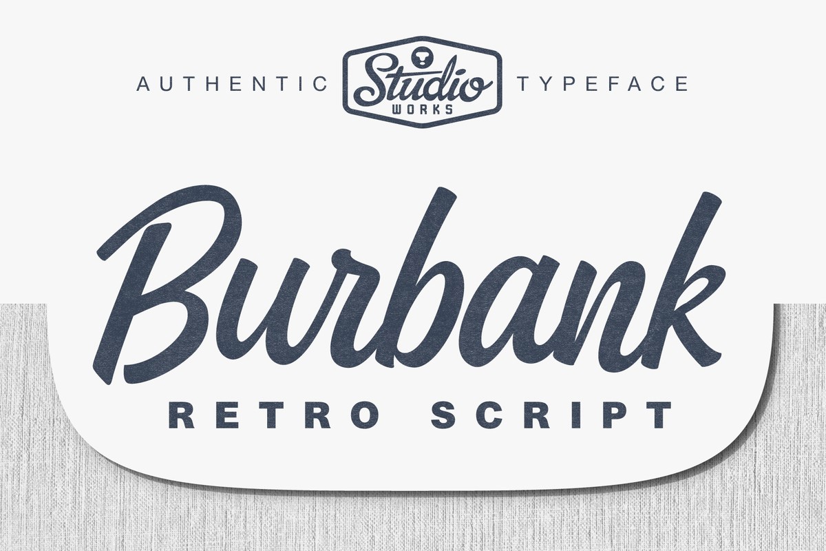 フォント Burbank Script