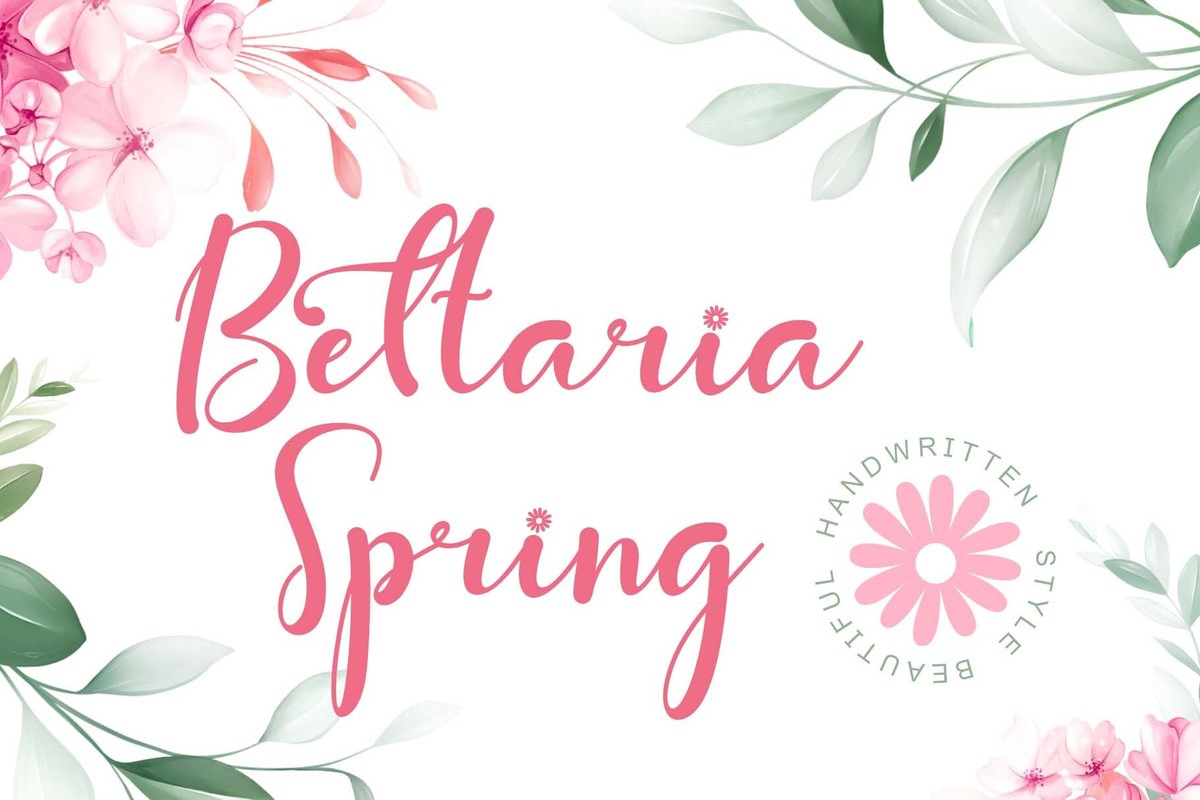 フォント Bettaria Spring