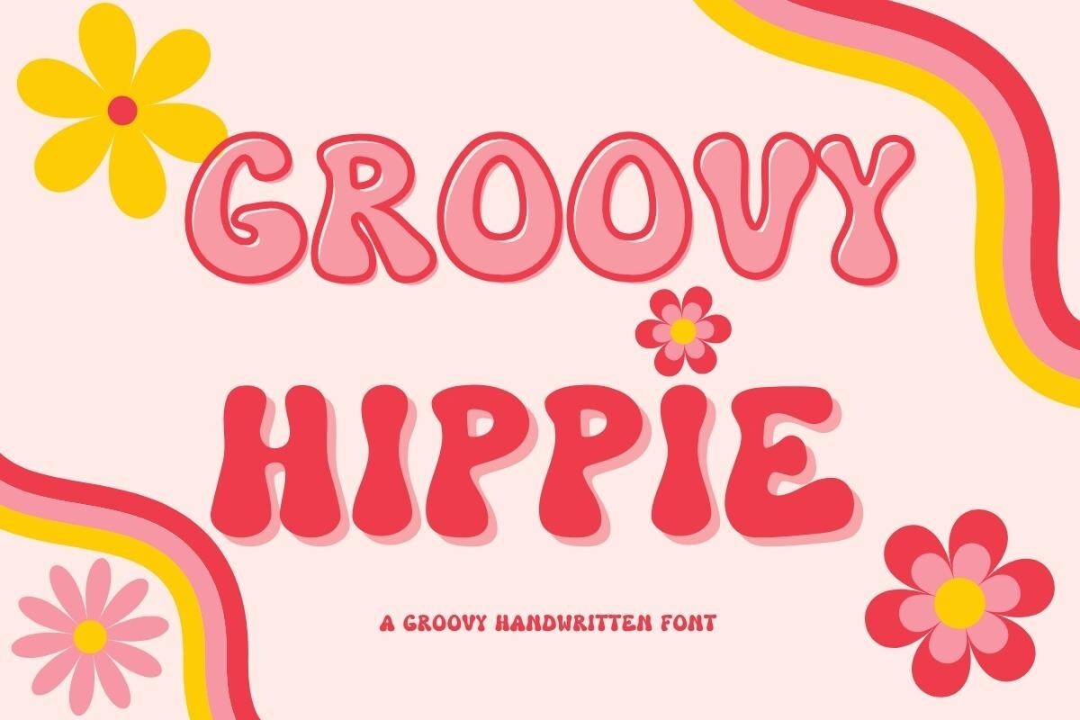 フォント Groovy Hippie