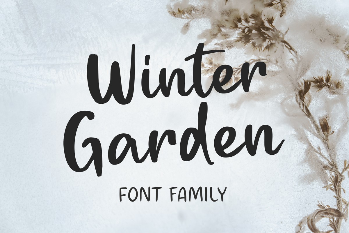 フォント Winter Garden