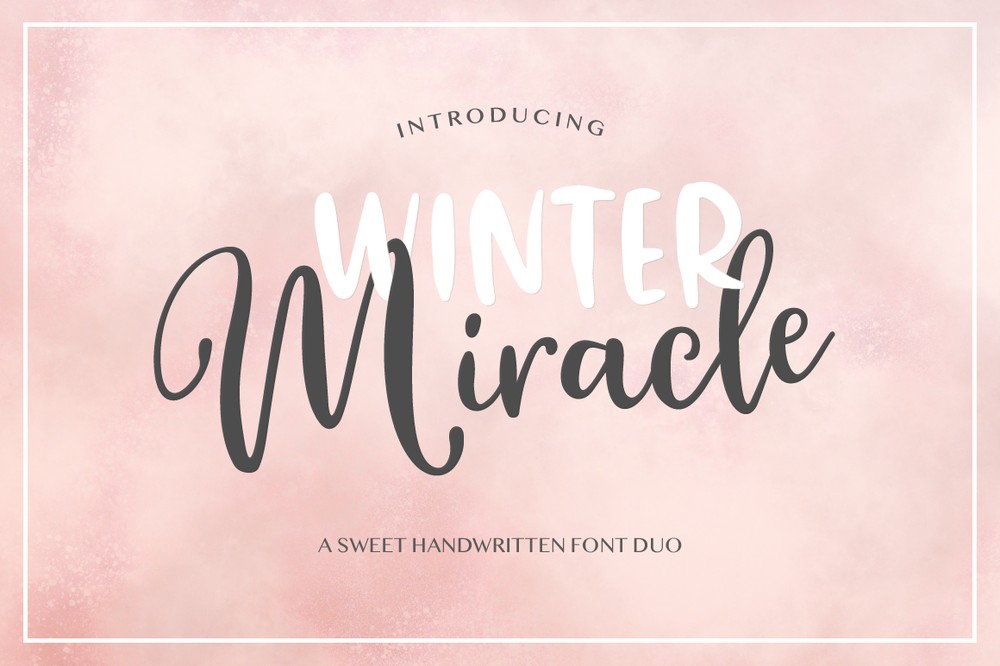 フォント Winter Miracle