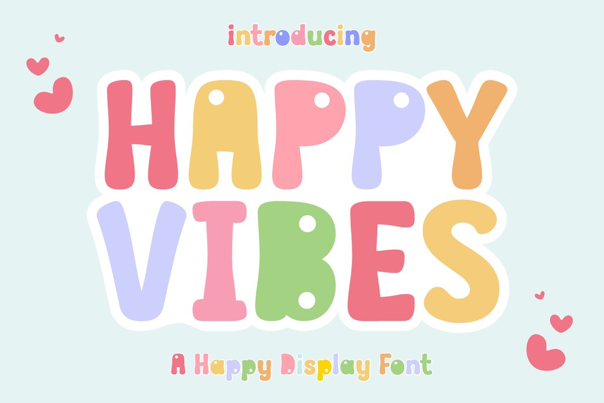 フォント Happy Vibes
