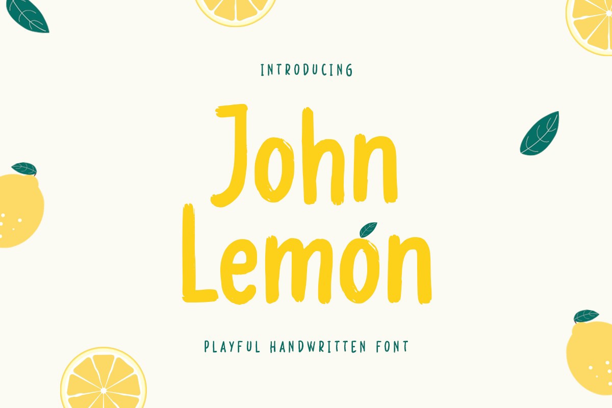 フォント John Lemon