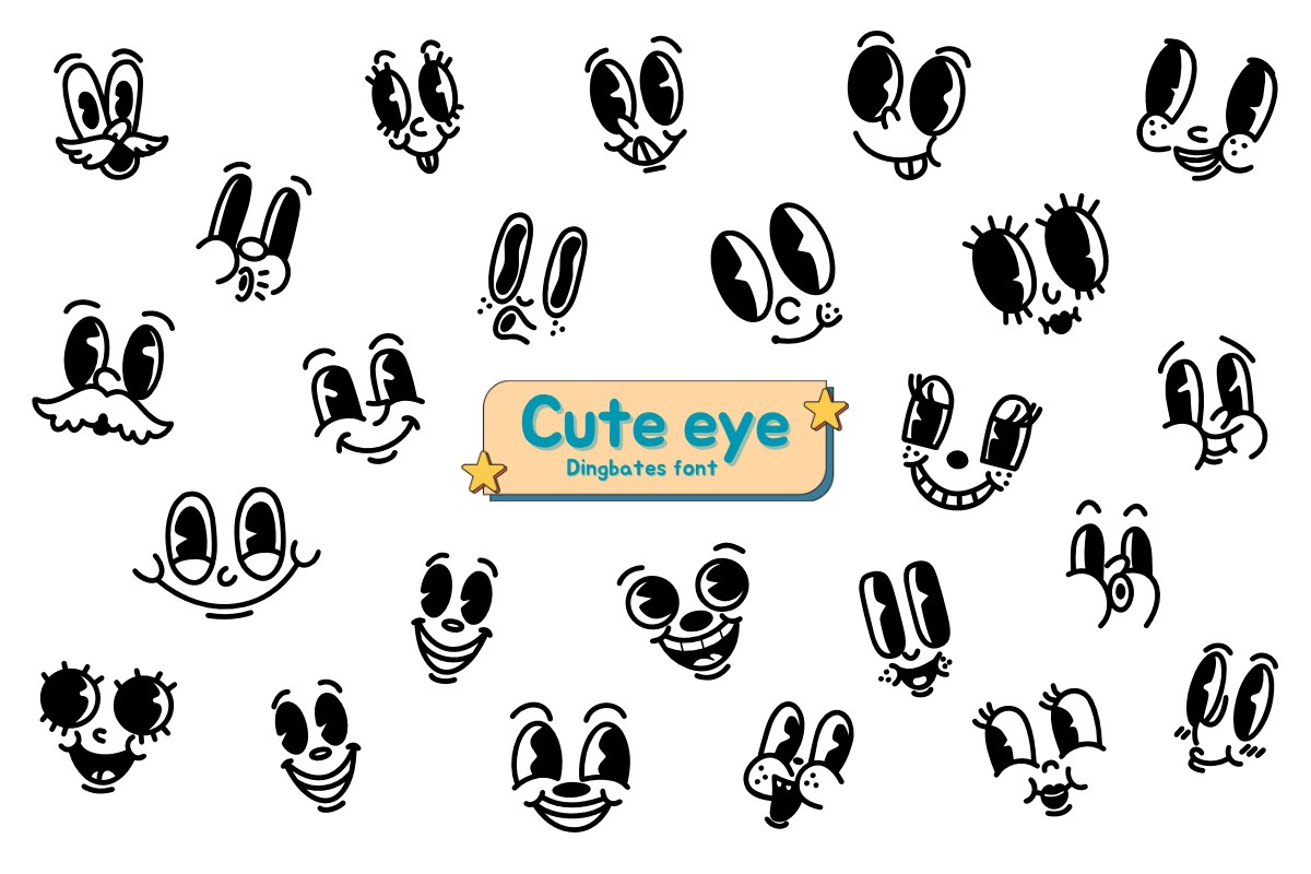 フォント Cute Eye