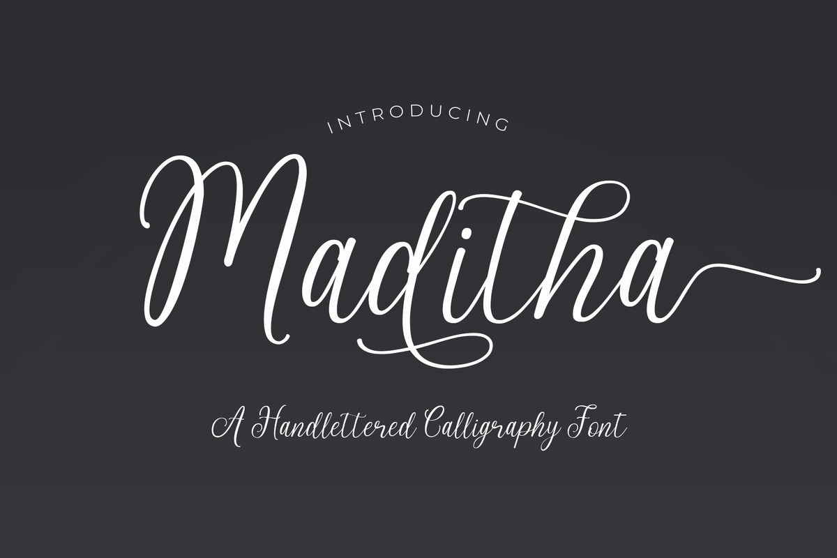 フォント Maditha