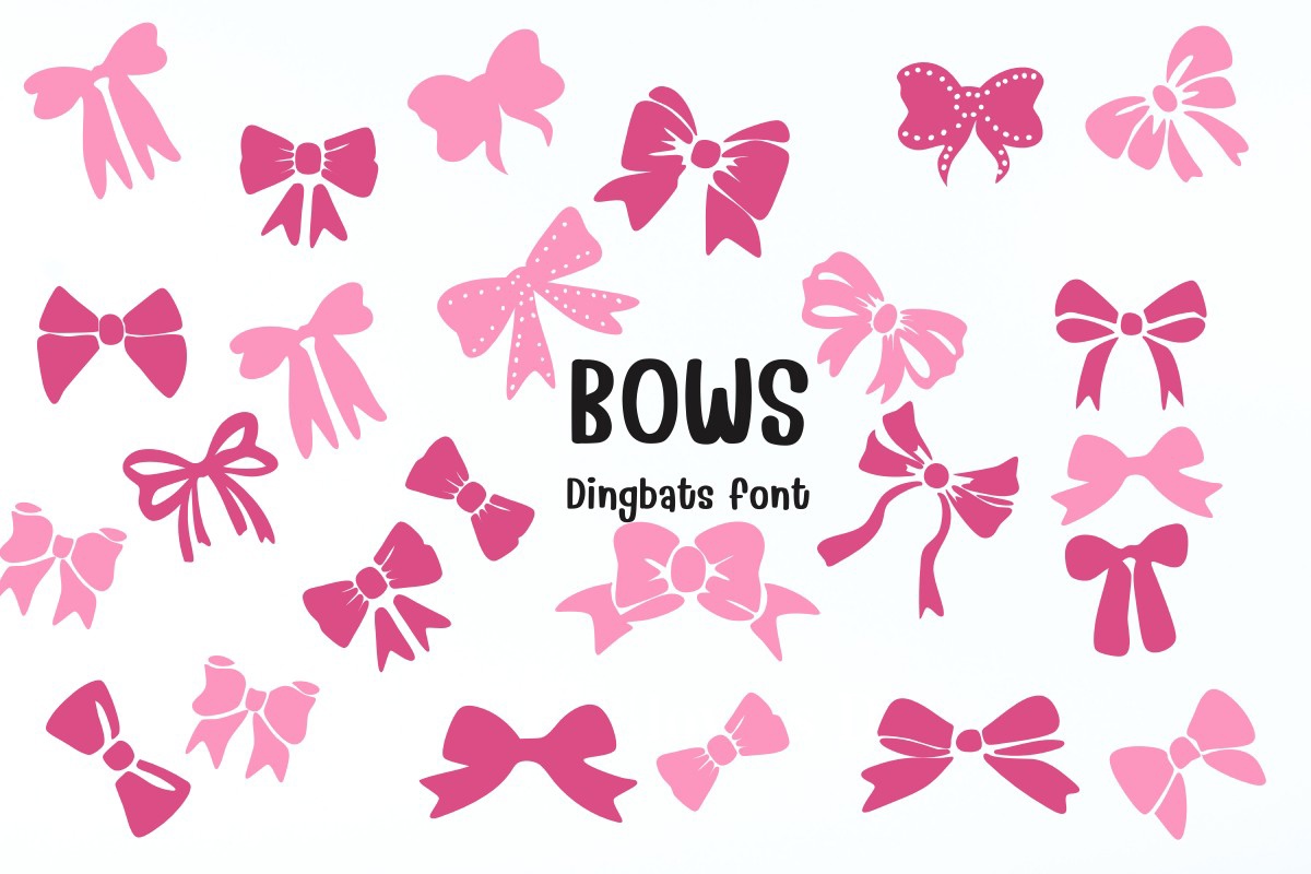 フォント Bows