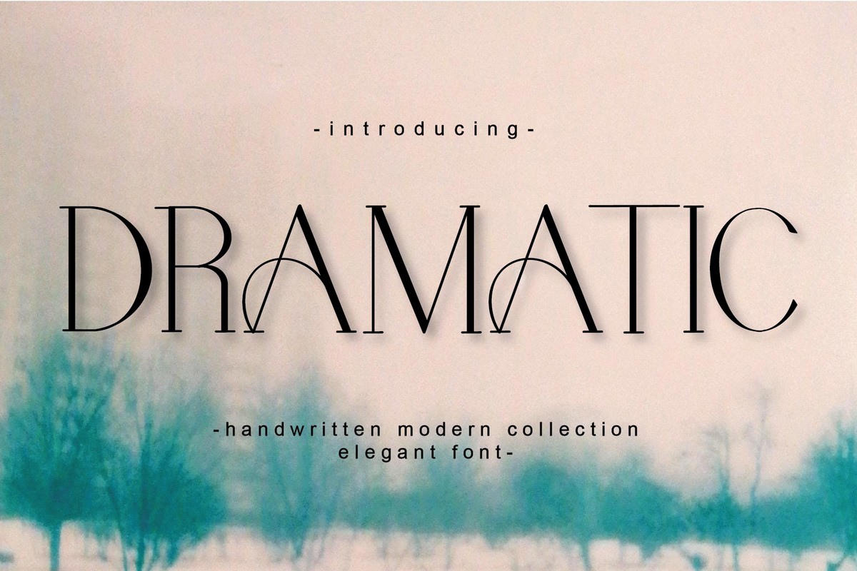 フォント Dramatic