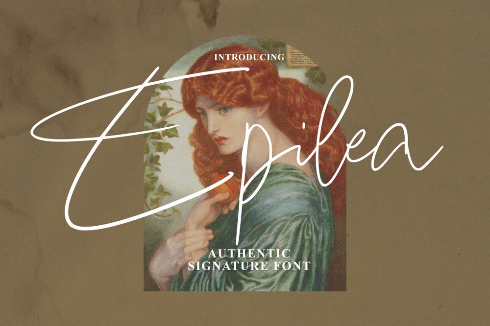 フォント Epilea Signature