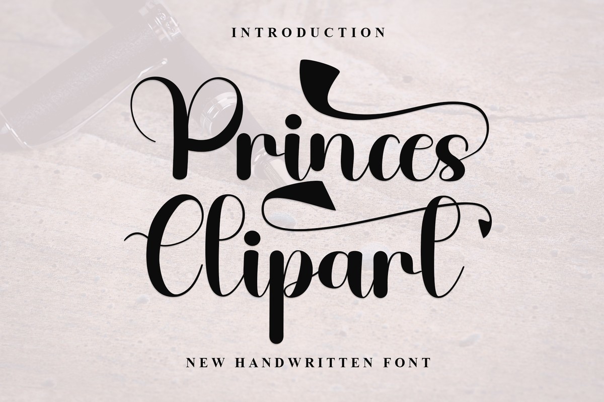 フォント Princes Clipart