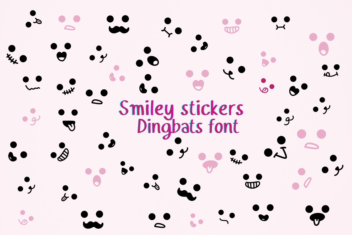フォント Smiley Stickers