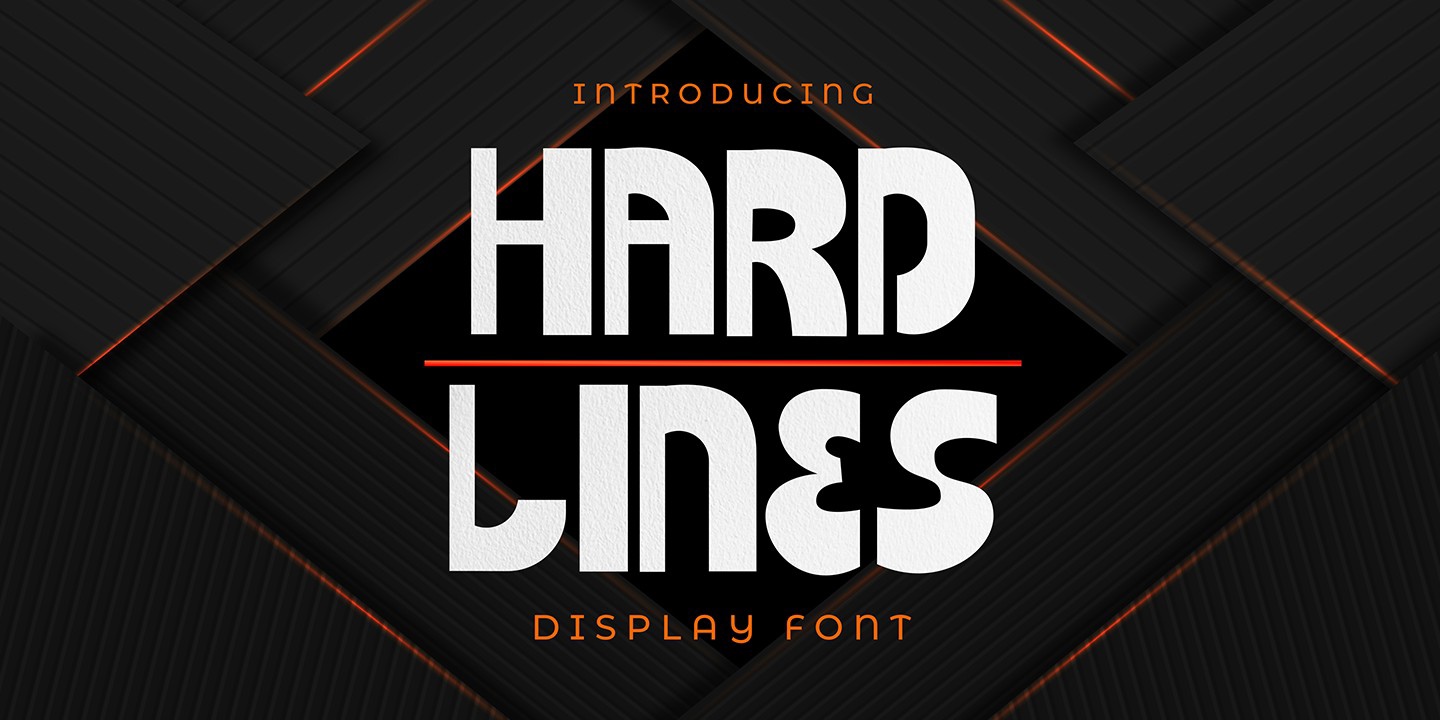 フォント Hard Lines