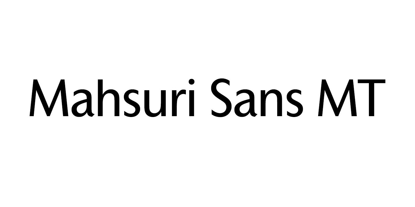 フォント Mahsuri Sans MT