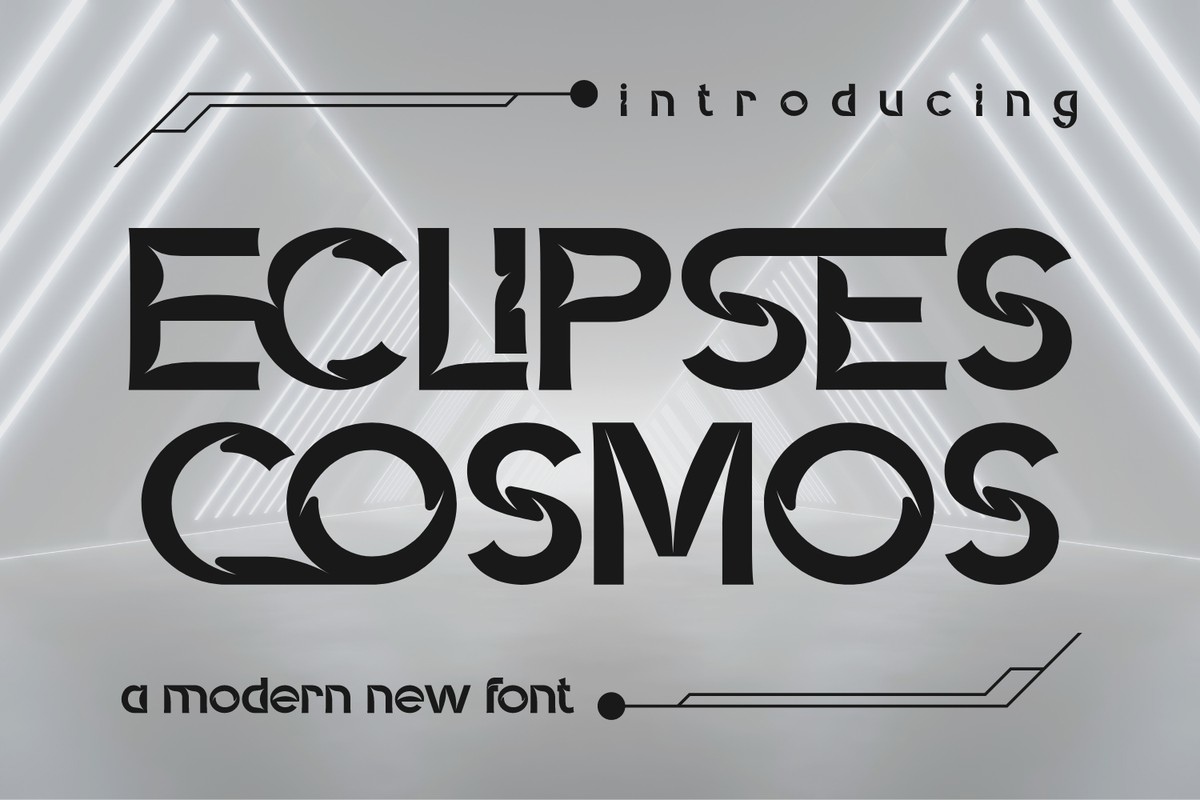 フォント Eclipses Cosmos