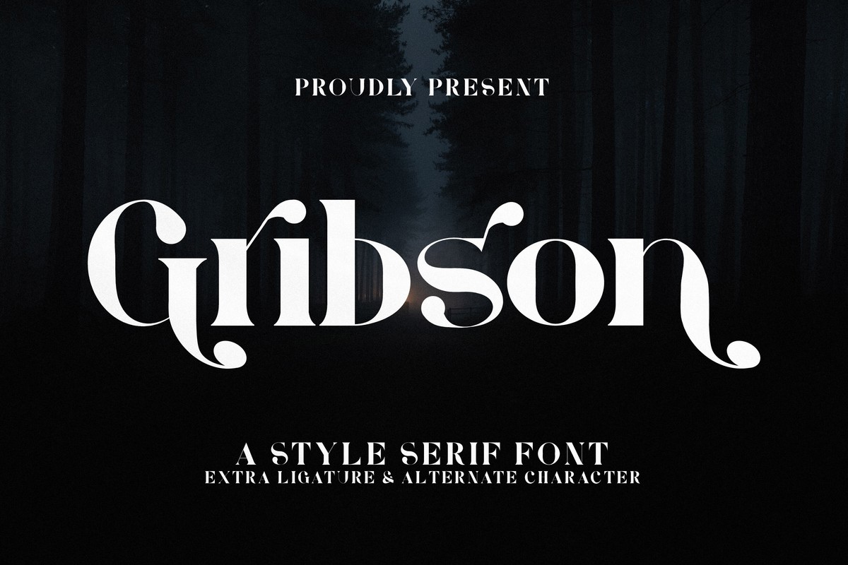 フォント Gribson