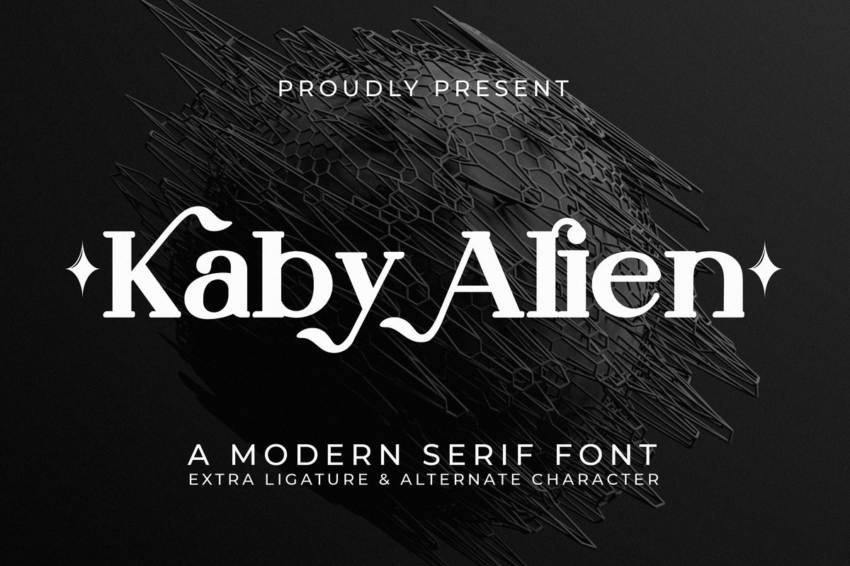 フォント Kaby Alien