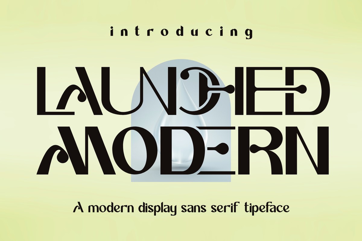 フォント Launched Modern