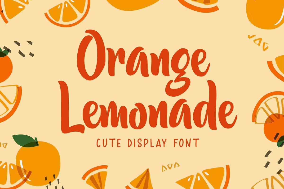 フォント Orange Lemonade