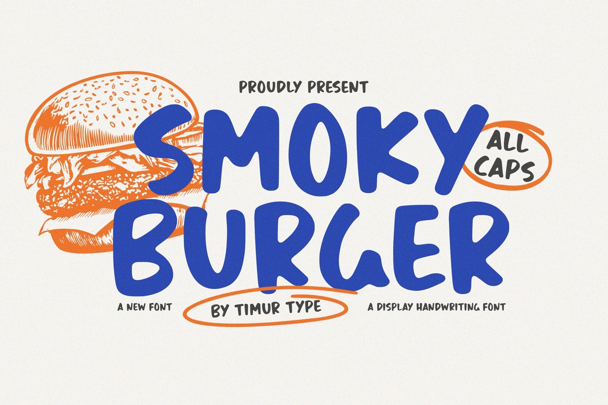 フォント Smoky Burger