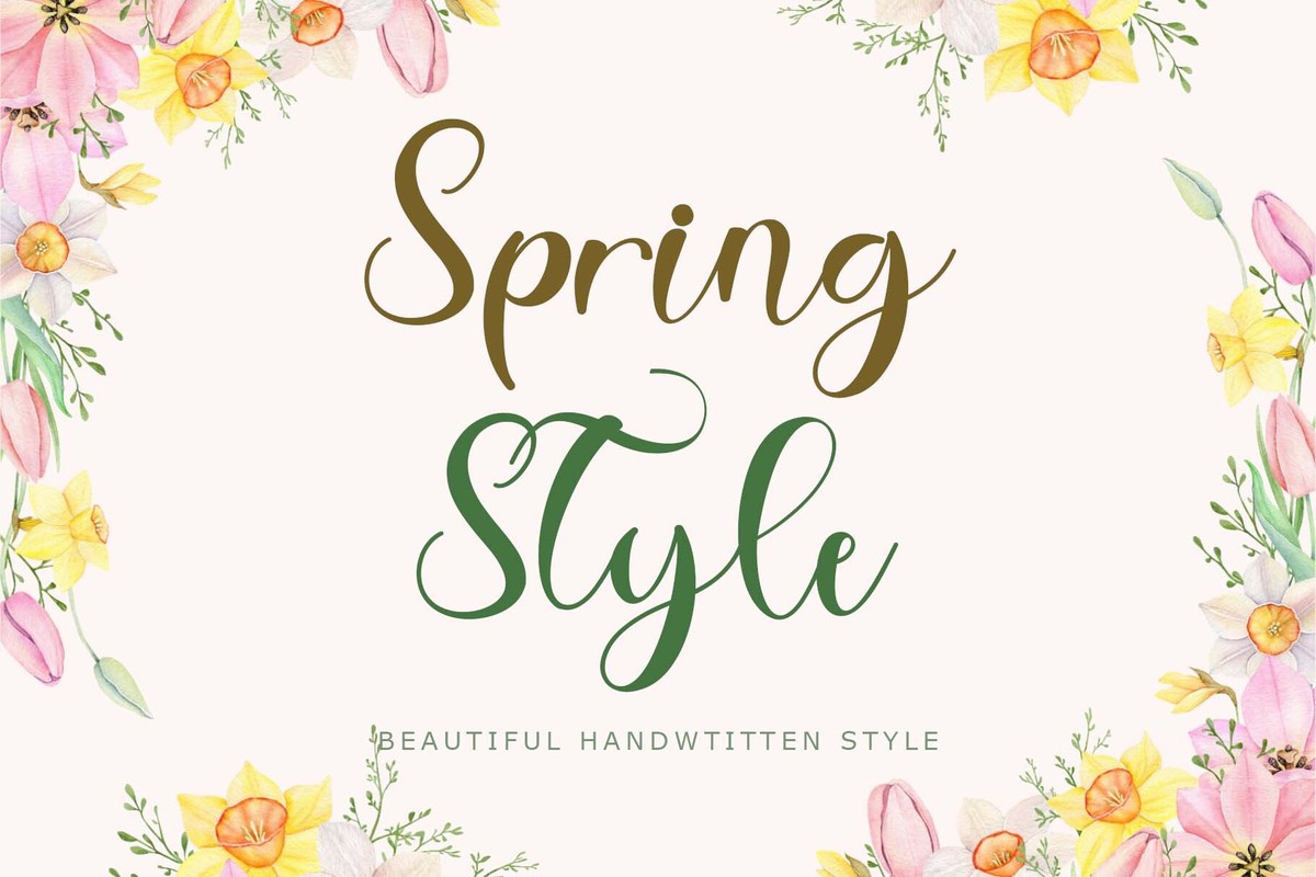 フォント Spring Style