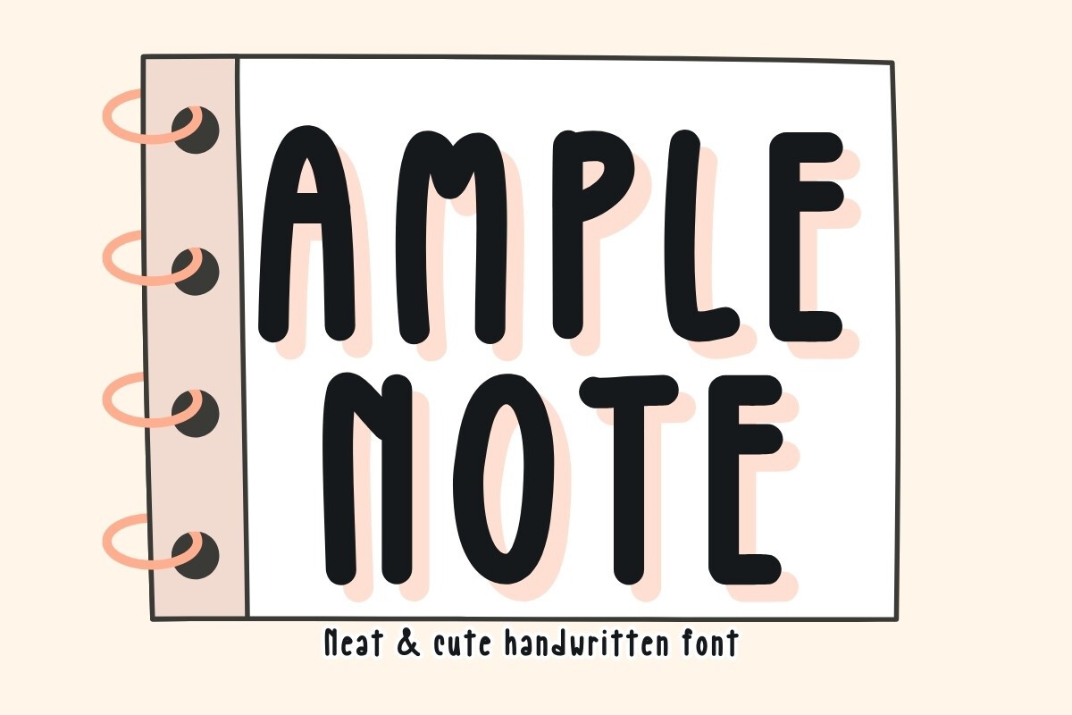 フォント AmpleNote