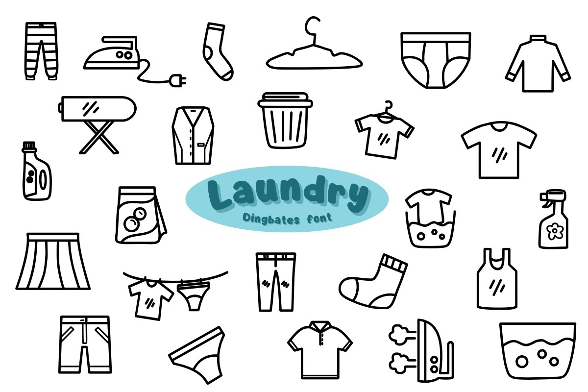 フォント Laundry