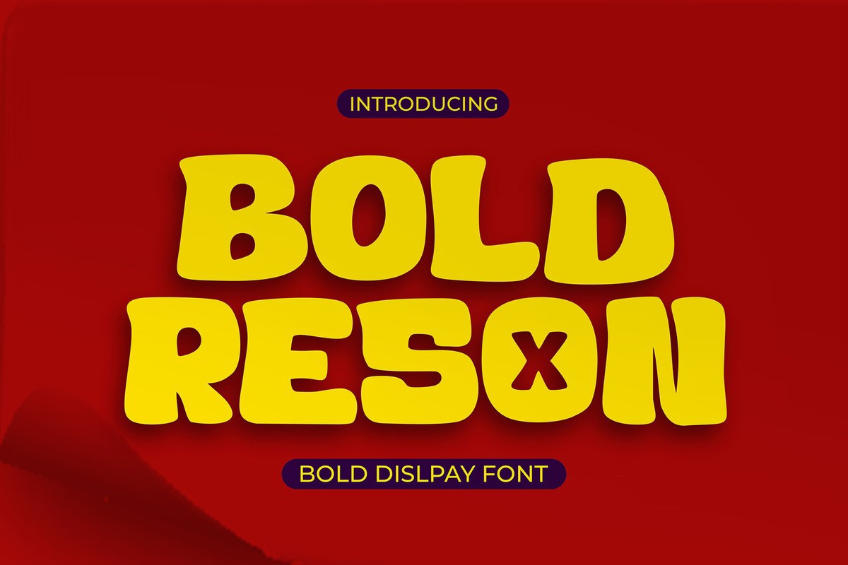 フォント Bold Reson