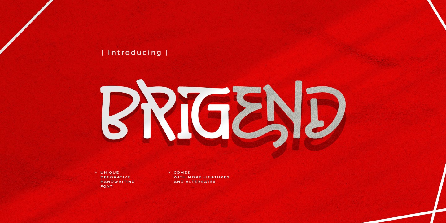 フォント Brigend