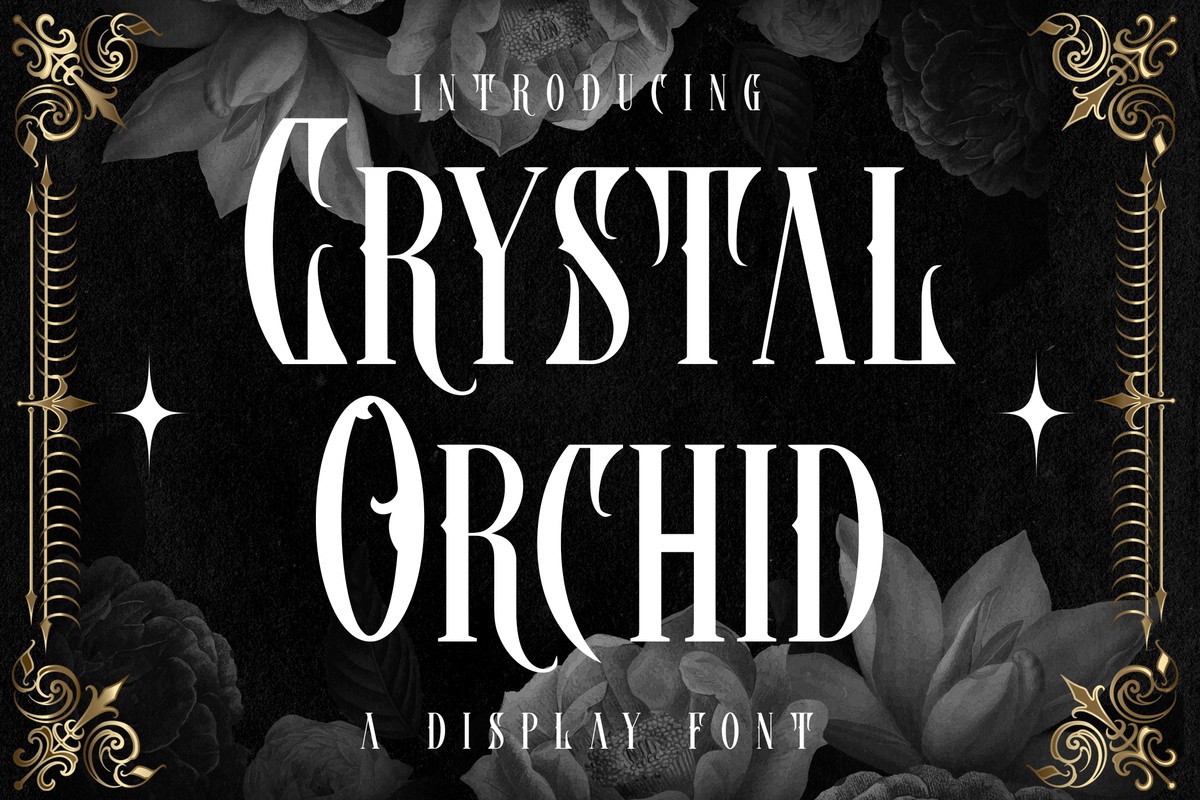 フォント Crystal Orchid