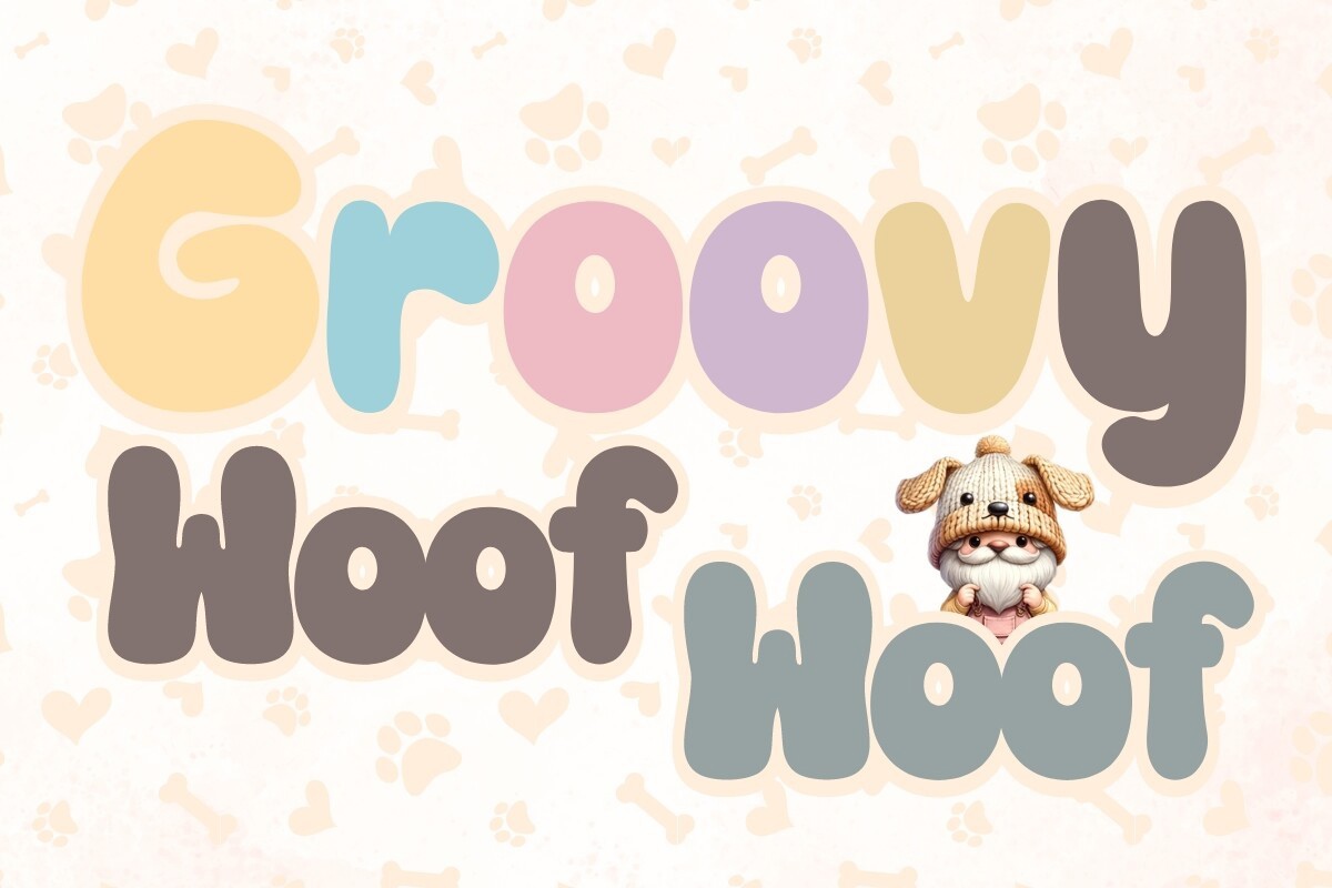フォント Groovy Woof Woof