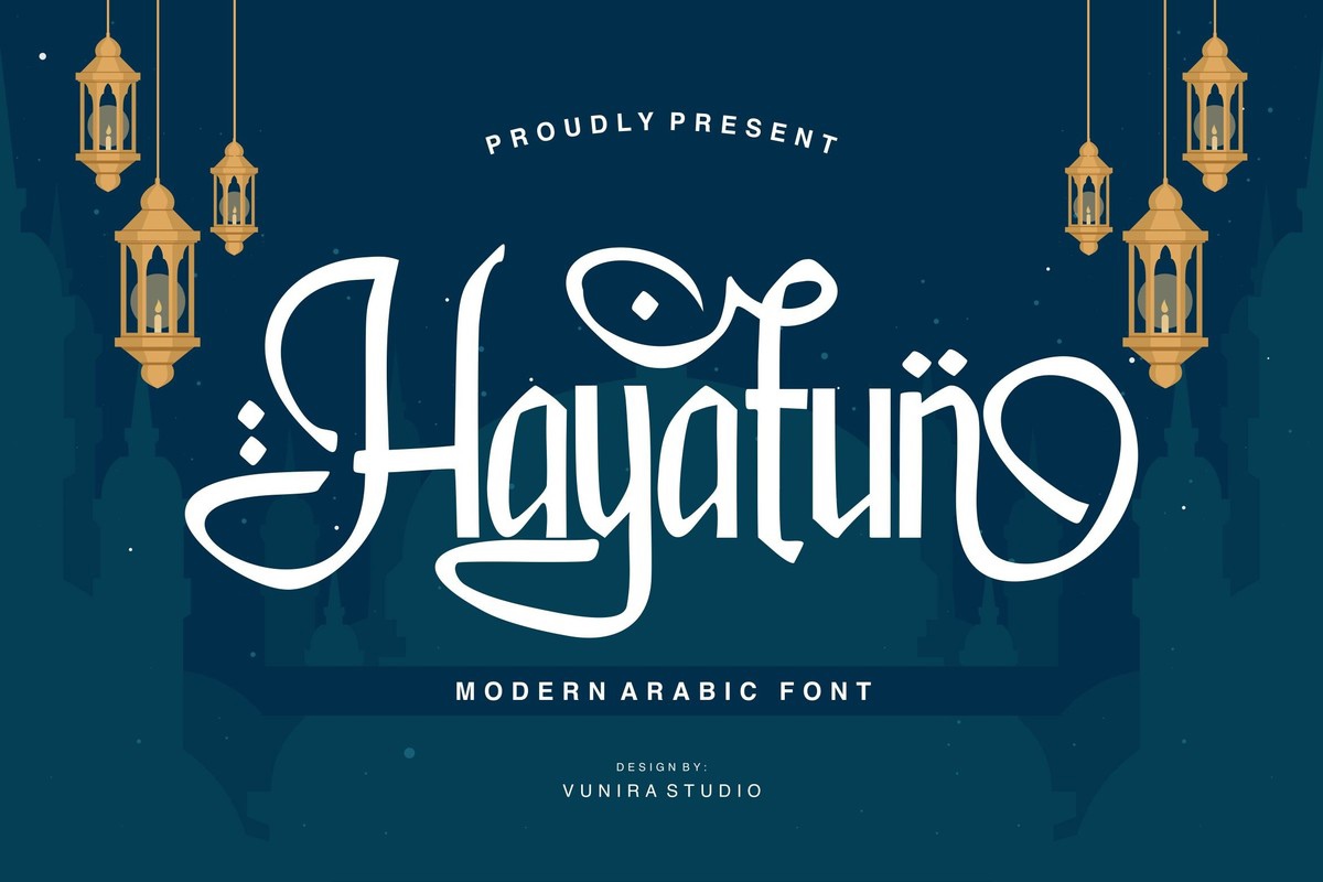 フォント Hayatun