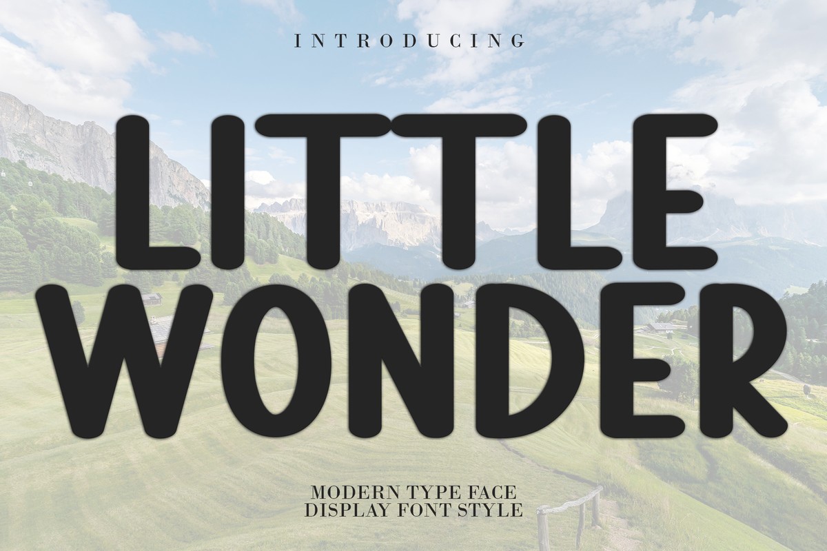 フォント Little Wonder